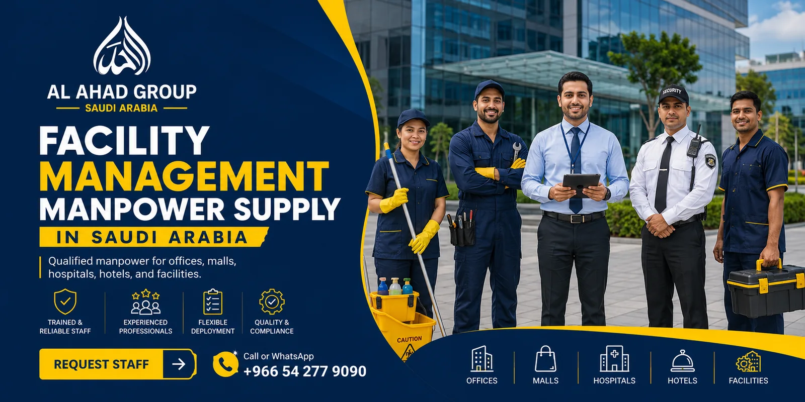 AL AHAD GROUP workforce roles and support teams team supporting employers in Riyadh, Saudi Arabia